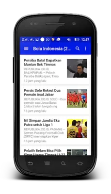 Berita Bola Dunia android App screenshot 1