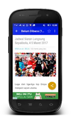 Berita Bola Dunia android App screenshot 3