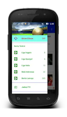 Berita Bola Dunia android App screenshot 5